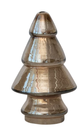 Embossed Glass Tree