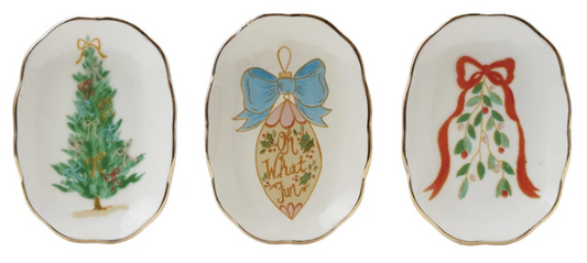 Scalloped Christmas Dish