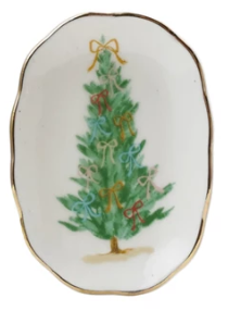 Scalloped Christmas Dish