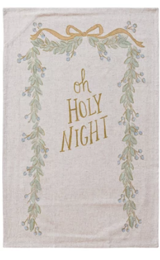 Linen Printed Tea Towel