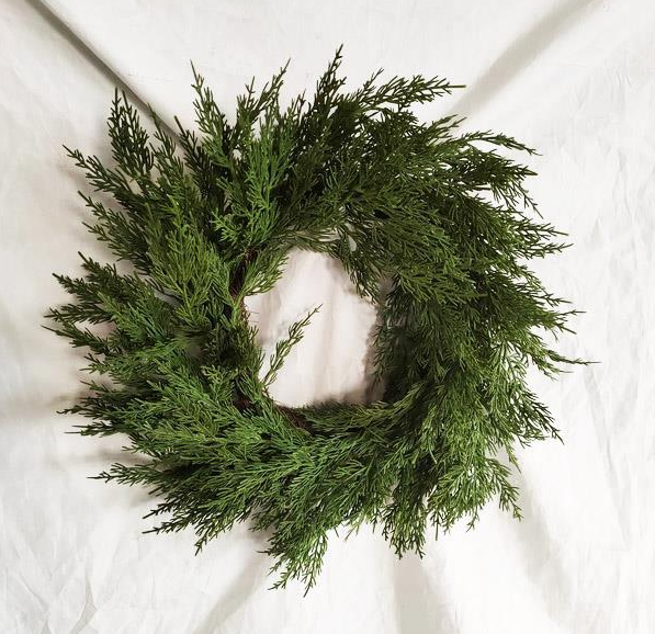Green Cedar Wreath