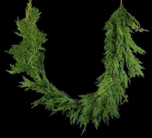 Green Cedar and Alpine Garland