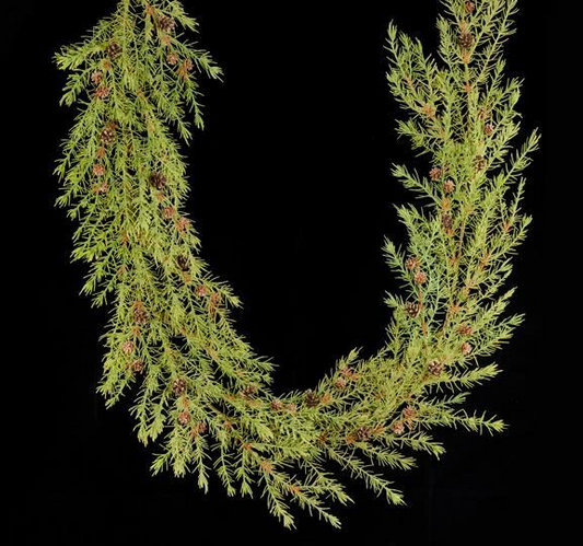 Green Cedar and Alpine Garland