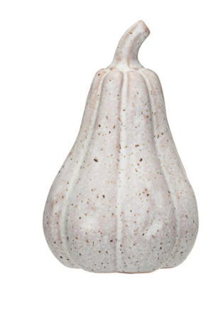 Stoneware Pumpkin with Reactive Glaze