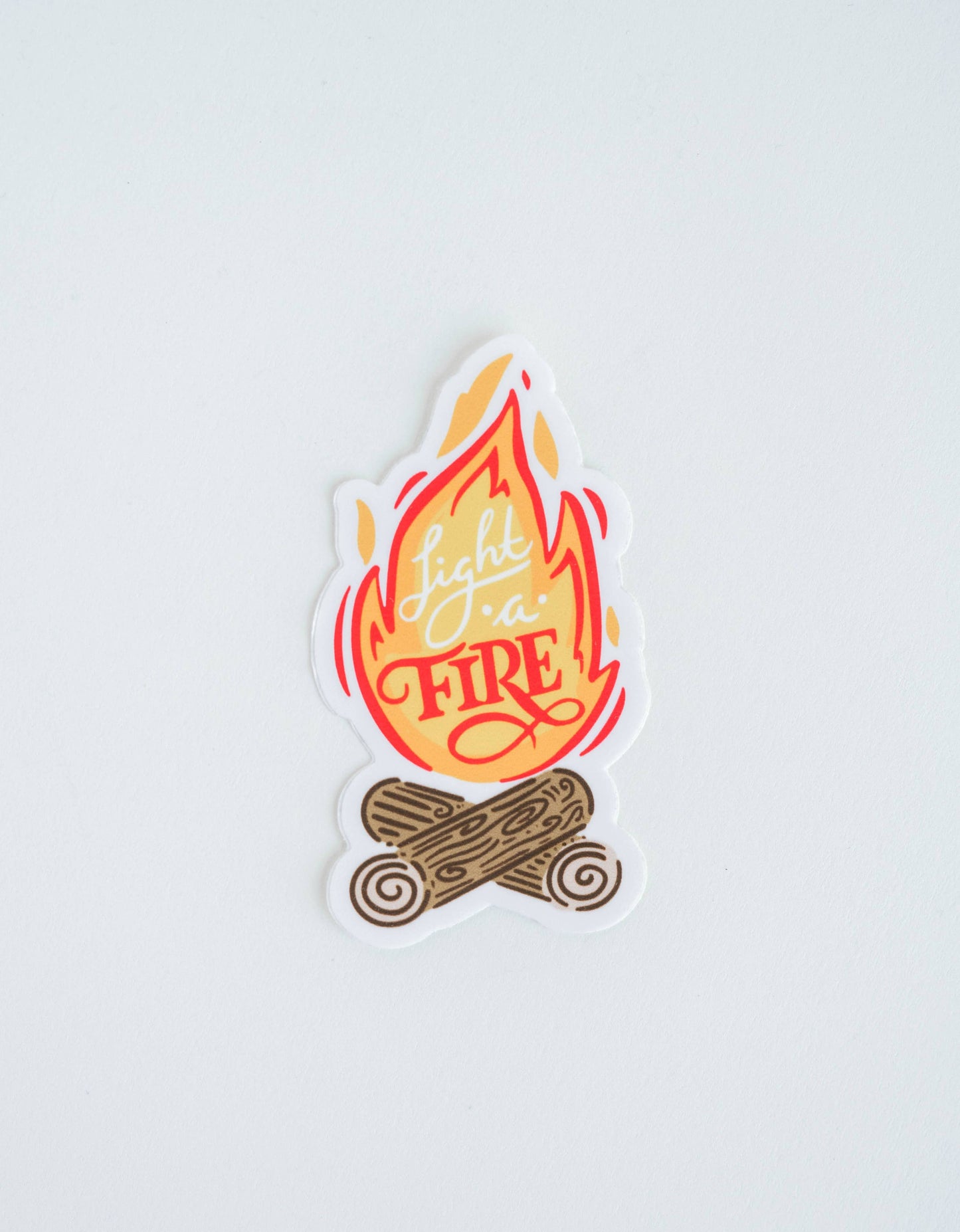 Light A Fire Sticker