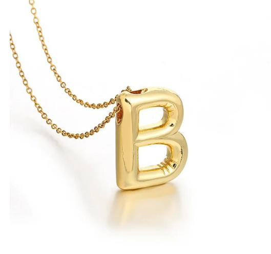 Bubble Initial Necklaces
