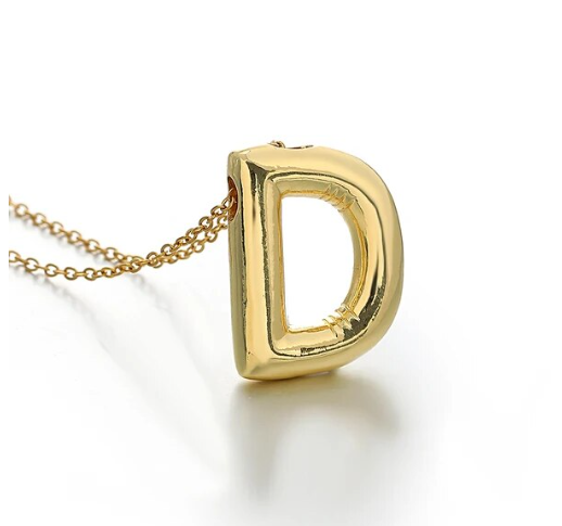 Bubble Initial Necklaces