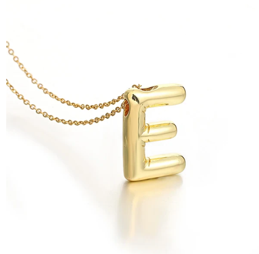 Bubble Initial Necklaces