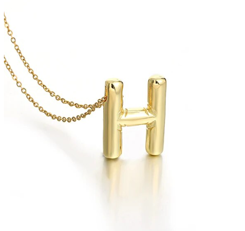 Bubble Initial Necklaces