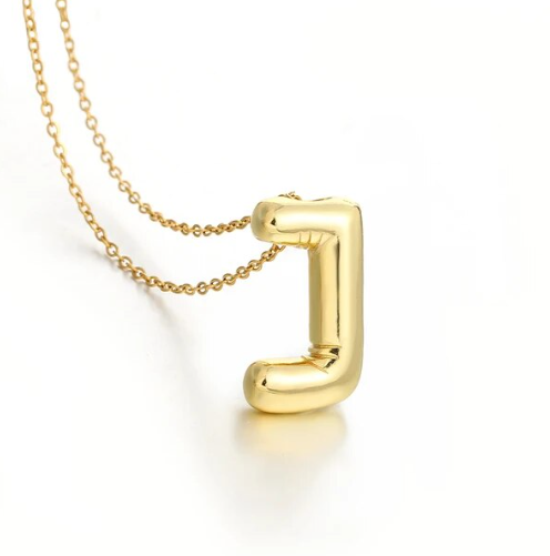 Bubble Initial Necklaces