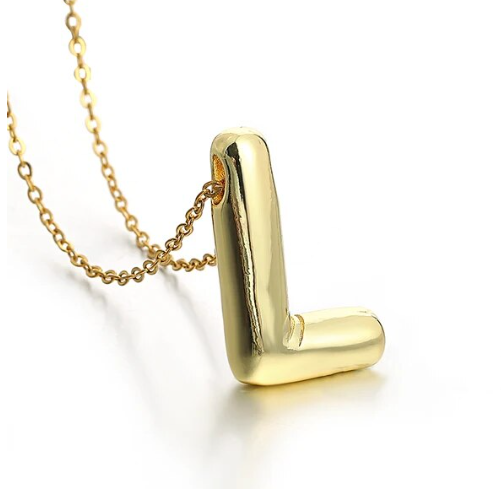 Bubble Initial Necklaces