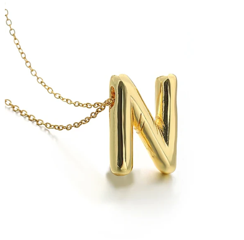 Bubble Initial Necklaces