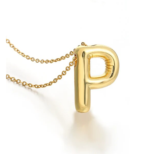 Bubble Initial Necklaces