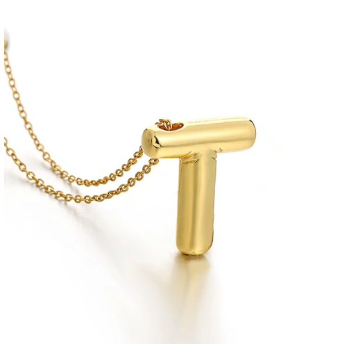 Bubble Initial Necklaces