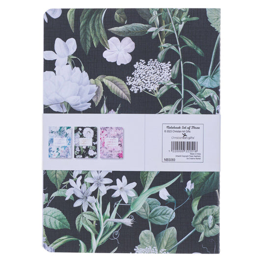Graceful Peonies Large Notebook Set