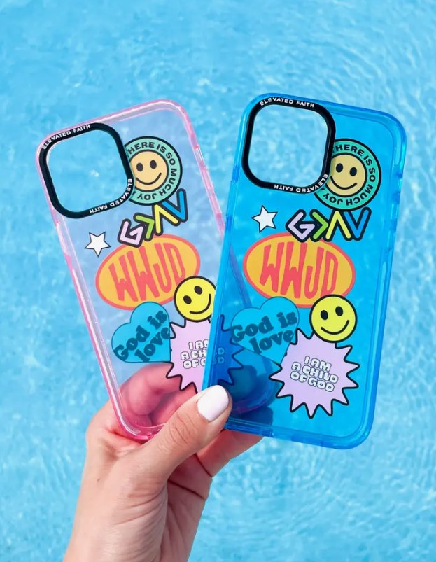 Blue Sticker Collage Phone Case iPhone 13 Pro