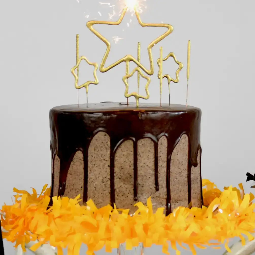 Gold Number Sparklers