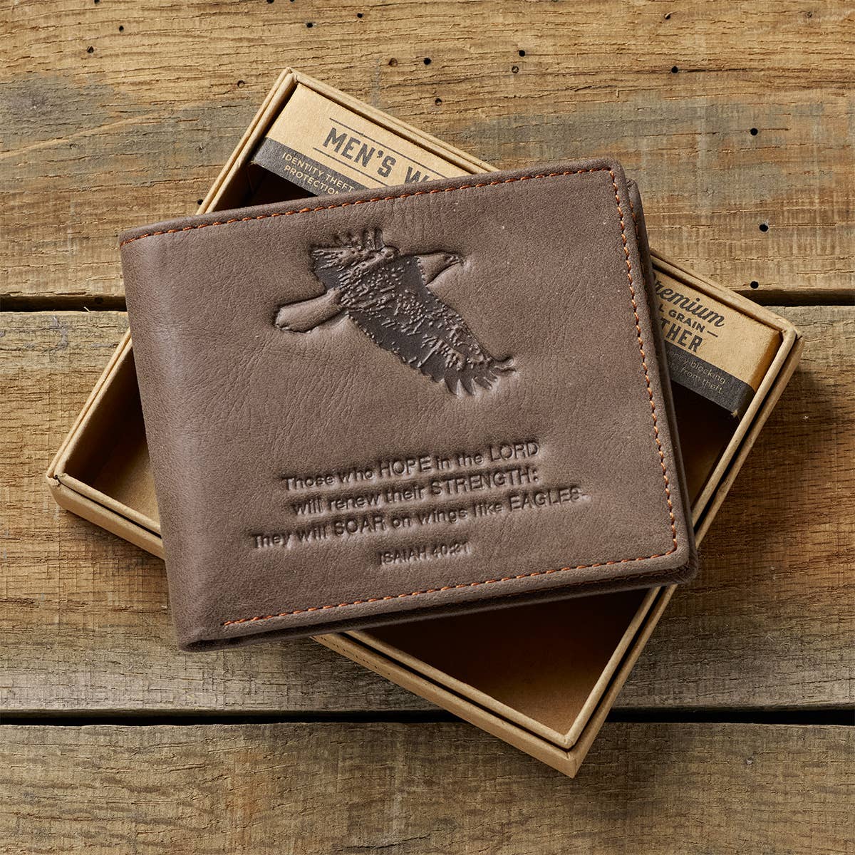 Brown Wings like Eagles Wallet