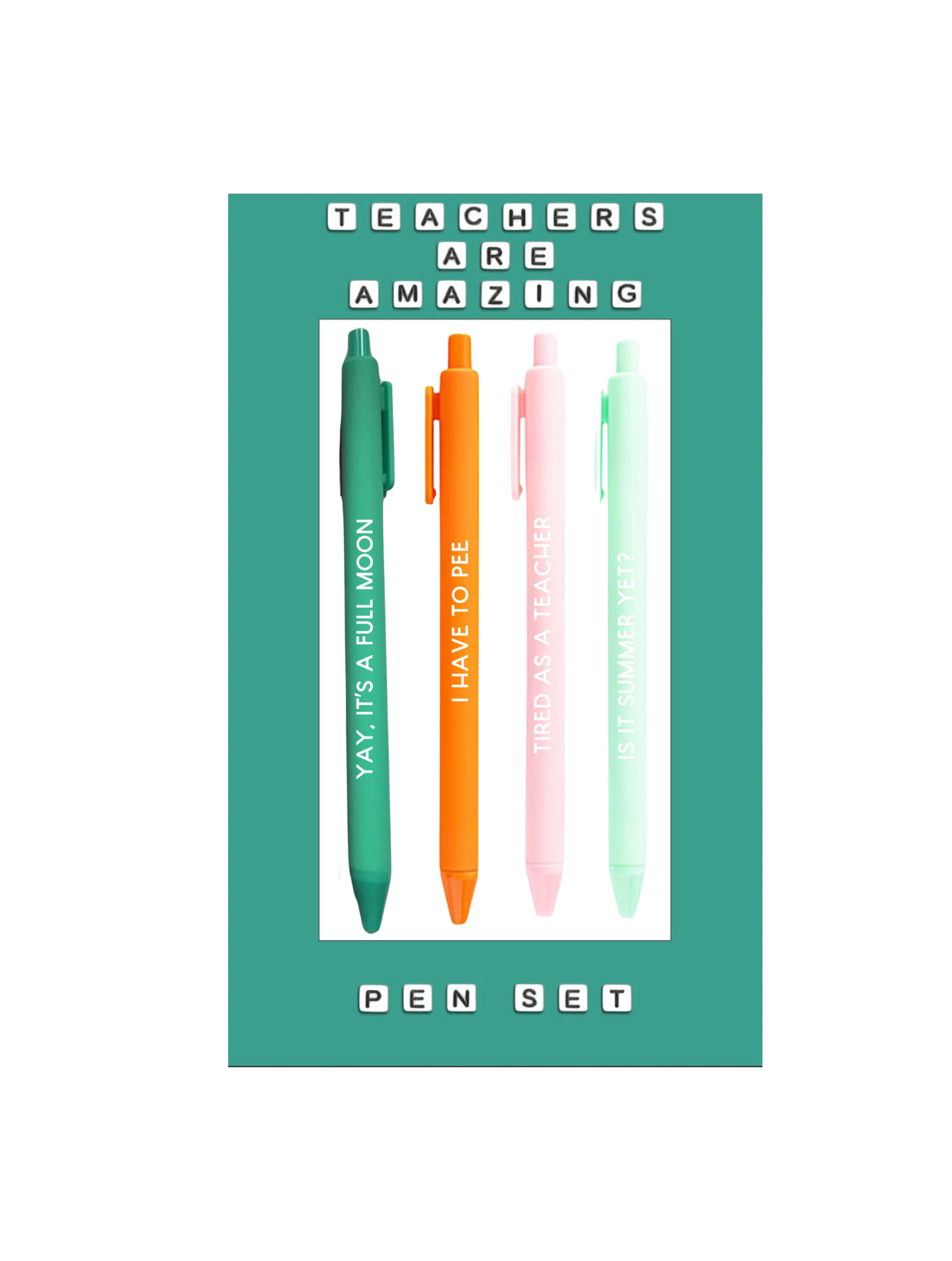 Teachers are Amazing Pen Set