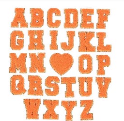 Varsity Letter Patches-Clementine