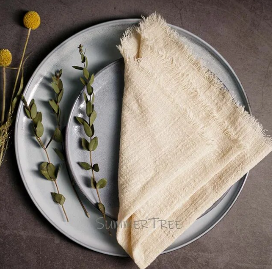 Gauze Fringe Napkins