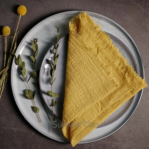 Gauze Fringe Napkins