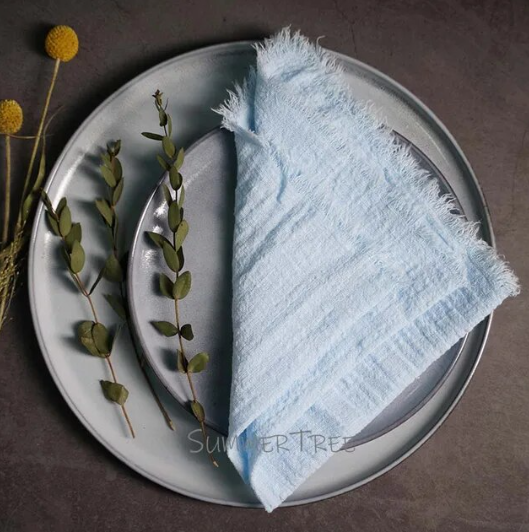 Gauze Fringe Napkins
