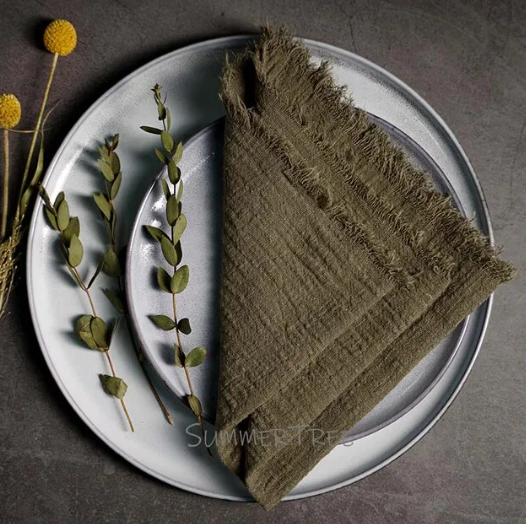 Gauze Fringe Napkins