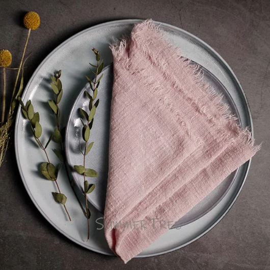 Gauze Fringe Napkins