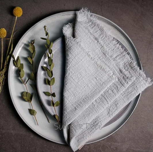 Gauze Fringe Napkins