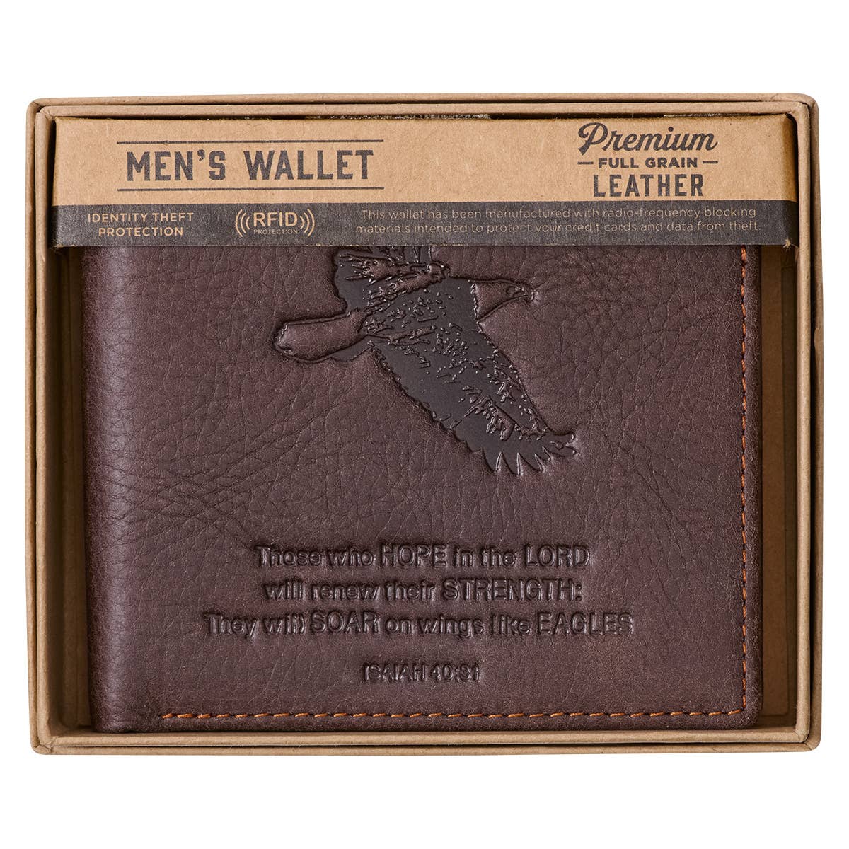 Brown Wings like Eagles Wallet