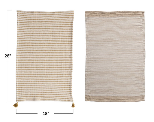 Double Cloth Striped Tea Towels