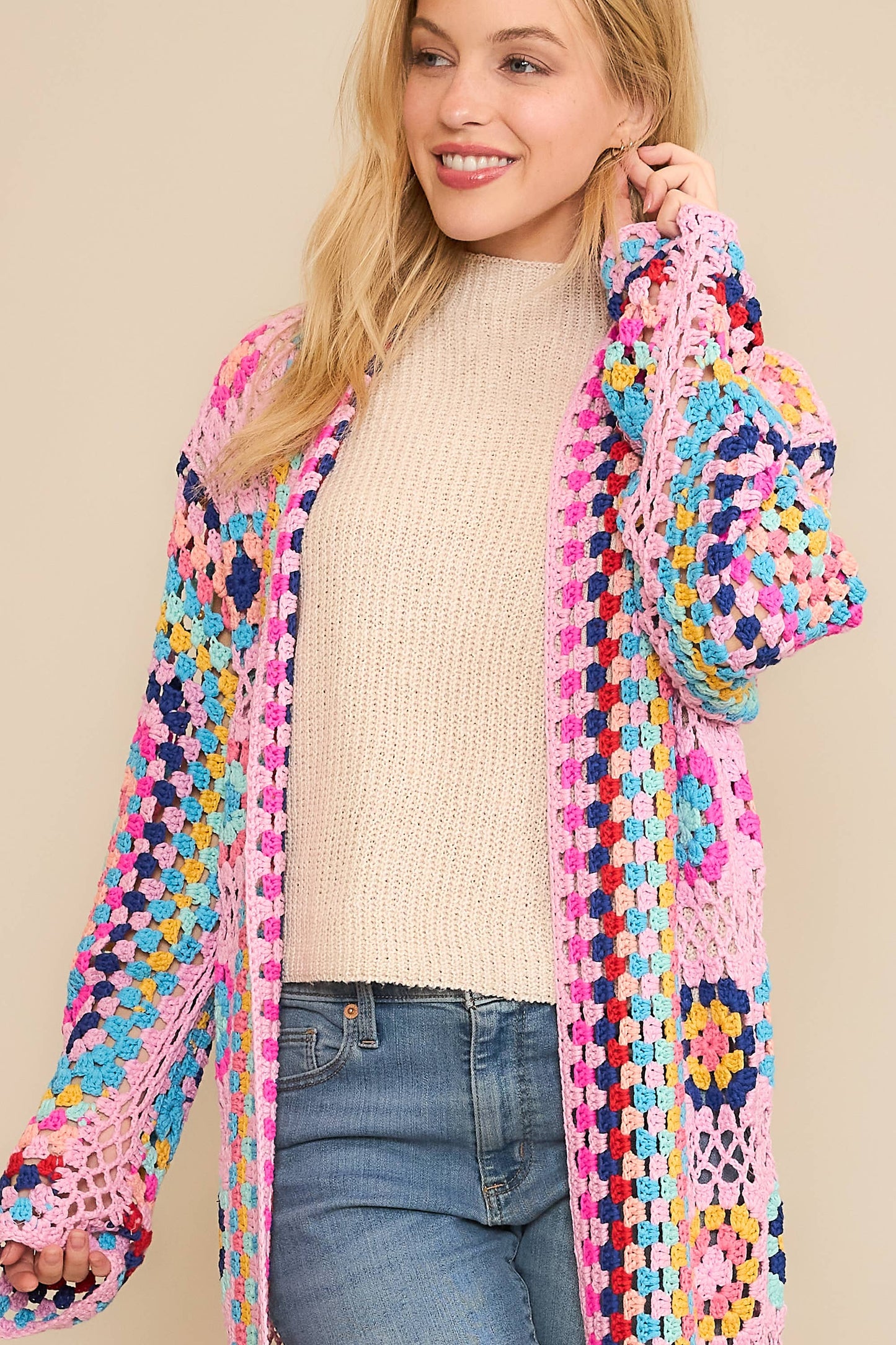 Crochet Fringe Cardigan