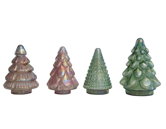 Embossed Mercury Glass Tree