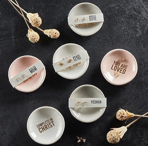 Dish and Earrings Gift Set