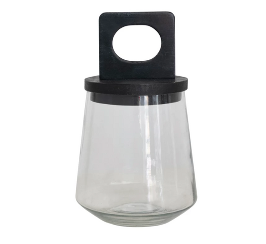 Glass Lidded Jar