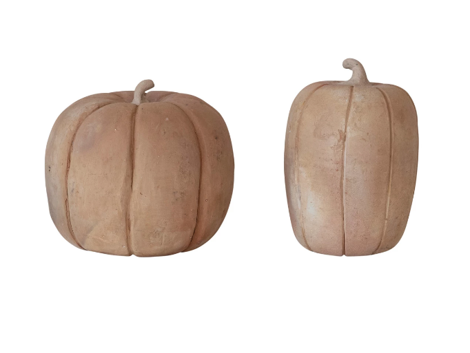 Handmade Terracotta Pumpkin