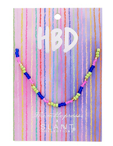 Happy Birthday Necklace