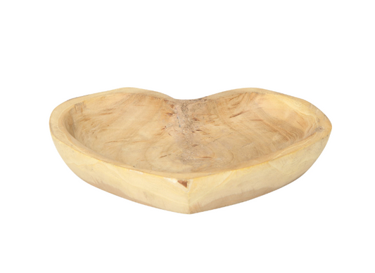 Paulownia Wood Heart Bowl