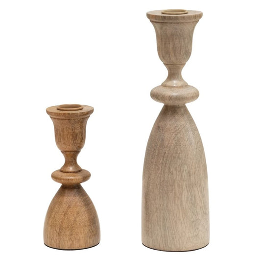 Mango Wood Taper Holders