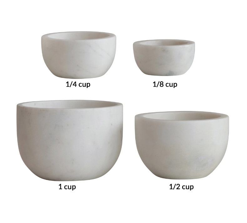 Marble Measuring Bowls