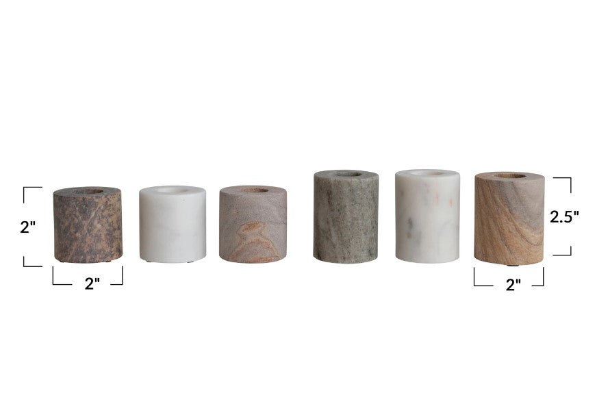 Marble Taper Holders