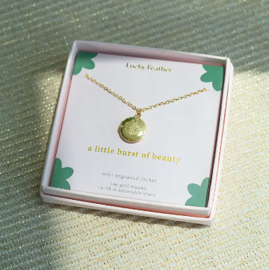 Mini Engraved Locket