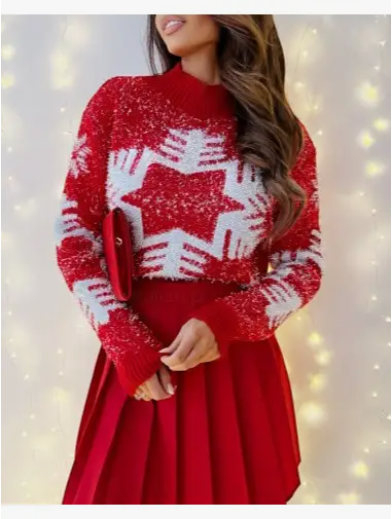Christmas Snowflake Sweatshirt