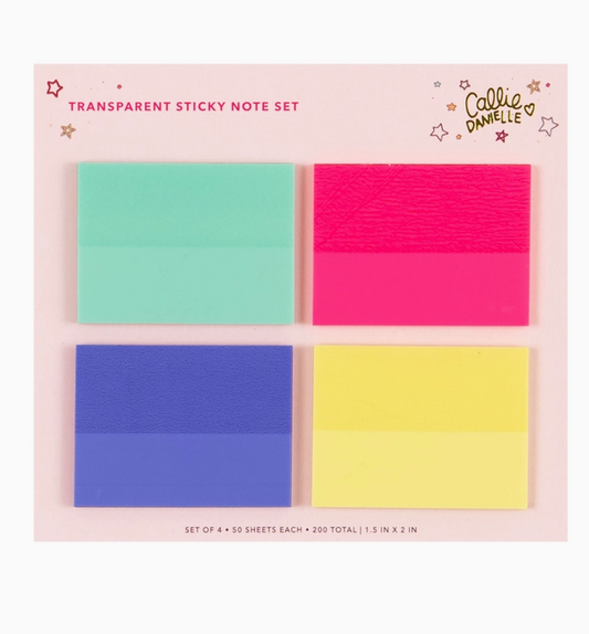 Transparent Sticky Notes Set