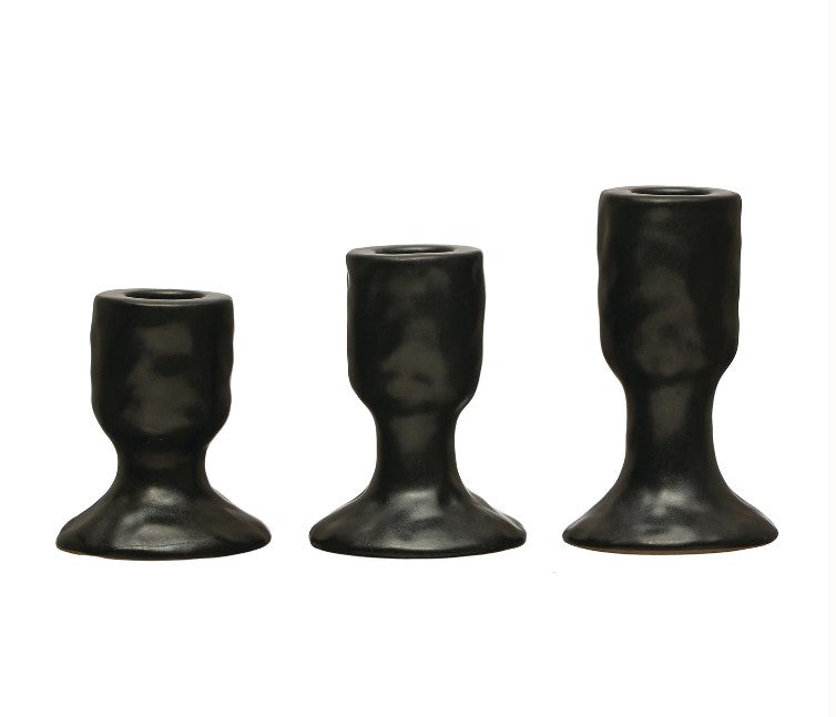 Stoneware Taper Holders