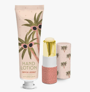 Sunny Palms Lip Balm and Hand Lotion