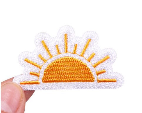 Sun Emboridery Patches