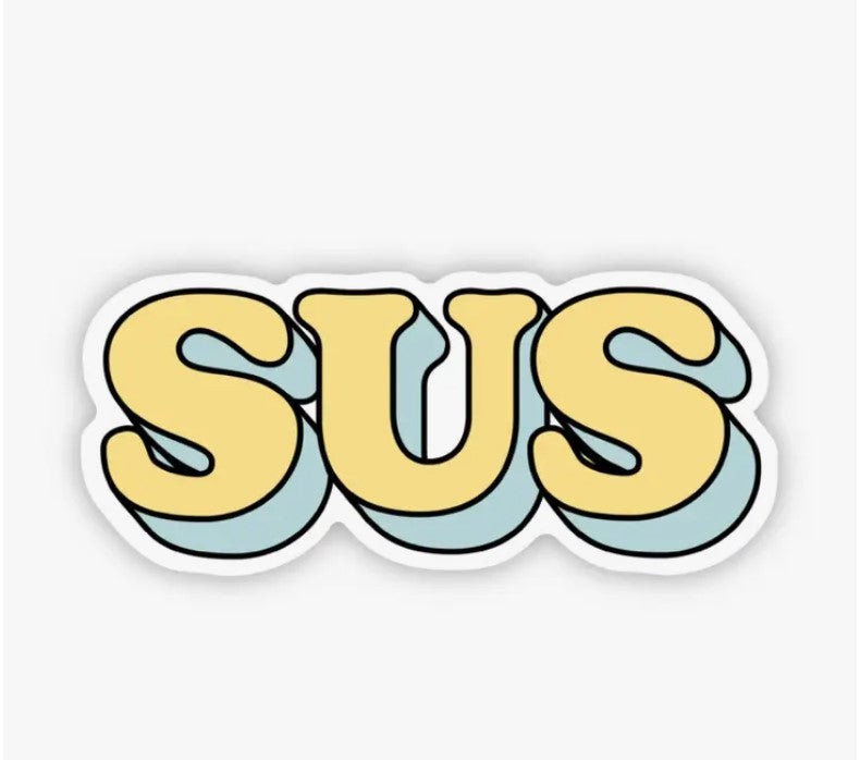 Sus Yellow Sticker
