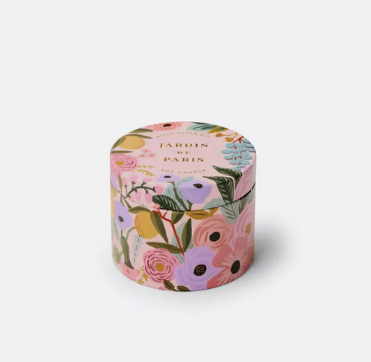 Floral Tin Candles